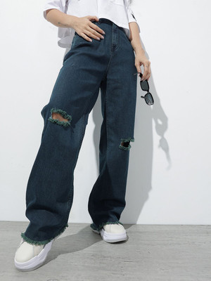 Roadster Straight Fit Women Blue Jeans
