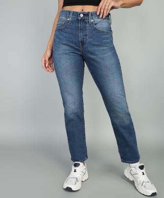 LEVI'S Straight Fit Women Blue Jeans