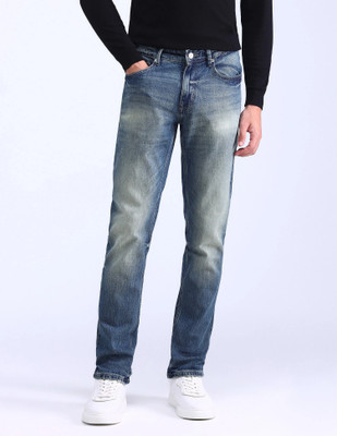 FLYING MACHINE Straight Fit Men Blue Jeans