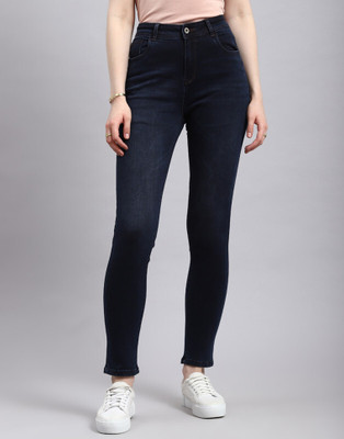 MONTE CARLO Slim Women Blue Jeans