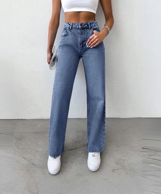 Glossia Relaxed Fit Women Blue Jeans