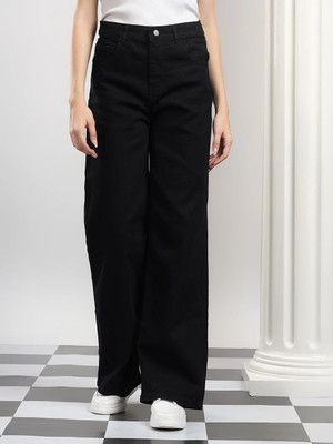 MERCEL Relaxed Fit Women Black Jeans
