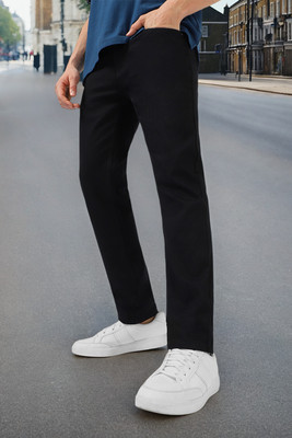 Urbano Fashion Regular Men Black Jeans