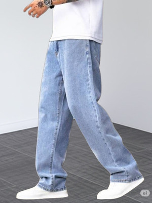 DYENE Loose Fit Men Light Blue Jeans