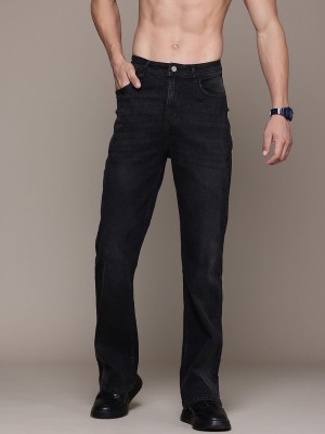 Roadster Flared Men Black Jeans