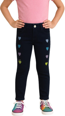 Arshia Fashions Skinny Girls Dark Blue Jeans