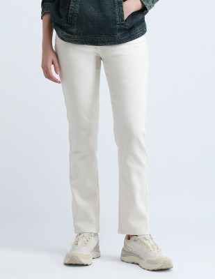 FLYING MACHINE Slim Women White Jeans