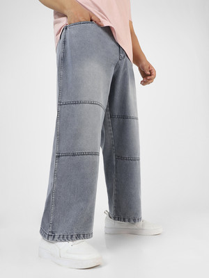 Urbano Plus Loose Fit Men Grey Jeans