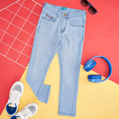 YU by Pantaloons Slim Boys Blue Jeans