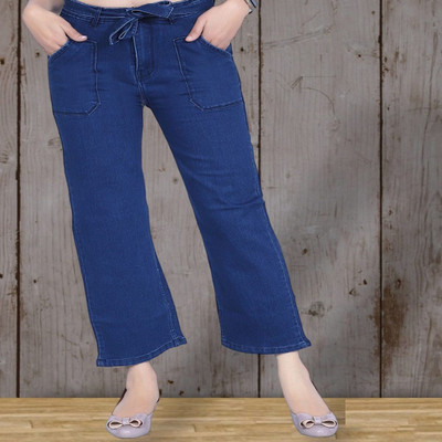 1DAYSTREET Regular Women Dark Blue Jeans