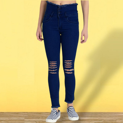 SheLook Skinny Women Dark Blue Jeans