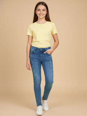 ZAB Regular Girls Blue Jeans