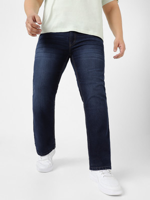Urbano Plus Boot-Leg Men Dark Blue Jeans