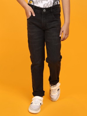 V-MART Regular Boys Black Jeans