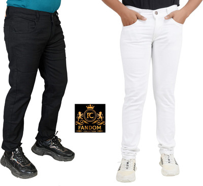 fashionatractio Regular Men Multicolor Jeans(Pack of 2)