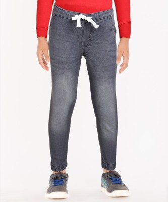 PROVOGUE Jogger Fit Boys Grey Jeans