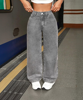 AADVI FASHION Loose Fit Women Grey Jeans