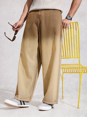 WROGN Boot-Leg Men Brown Jeans