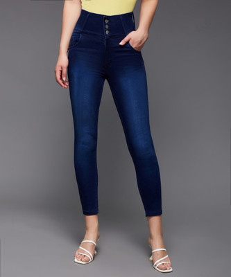 Miss Chase Skinny Women Dark Blue Jeans