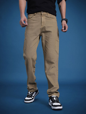 Roadster Relaxed Fit Men Brown Jeans