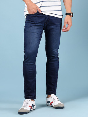 V-MART Slim Men Dark Blue Jeans