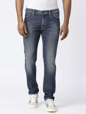 Pepe Jeans Tapered Fit Men Blue Jeans