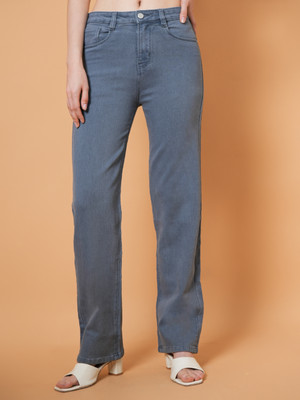 TGP Straight Fit Women Grey Jeans