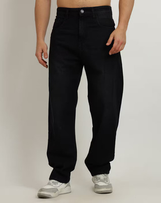 METRONAUT Straight Fit Men Black Jeans