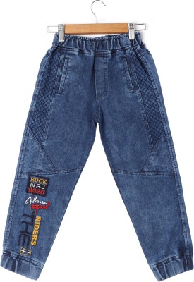 Cremlin Clothing Jogger Fit Boys Blue Jeans