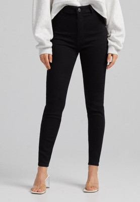 zayla Skinny Women Black Jeans
