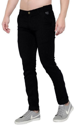 Strobine Slim Men Black Jeans