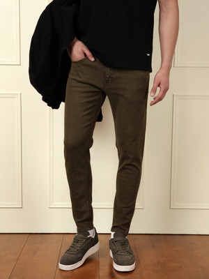 WROGN Skinny Men Green Jeans