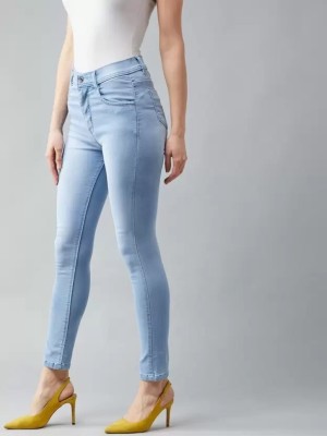 SKYGLORY Slim Women Light Blue Jeans