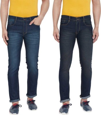 BEN MARTIN Slim Men Multicolor Jeans(Pack of 2)