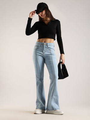 zayla Boot-Leg Women Light Blue Jeans