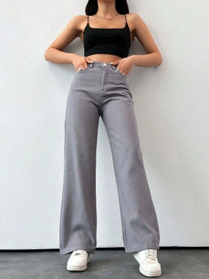 HUNTER HAYES Straight Fit Women Grey Jeans