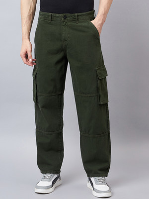 Style Quotient Regular Men Dark Green Jeans