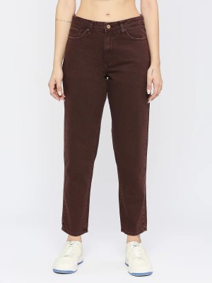 Spykar Boyfriend Women Brown Jeans