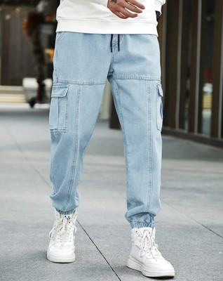 EyeBogler Tapered Fit Men Blue Jeans