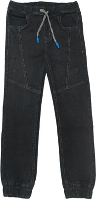 ALBEPOSE Jogger Fit Boys Dark Grey Jeans