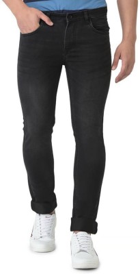 TURTLE Tapered Fit Men Black Jeans