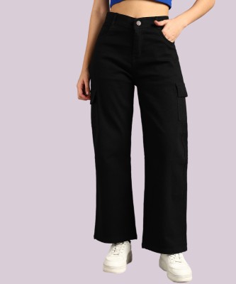 Fader Loose Fit Women Black Jeans