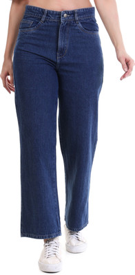 KALPNAVYA FASHION Boyfriend Women Dark Blue Jeans