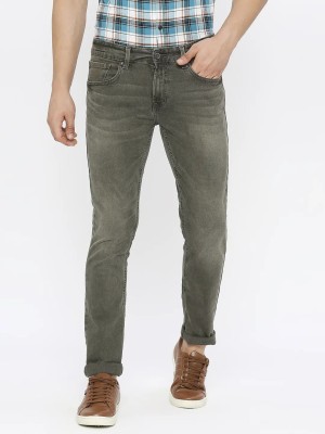 Spykar Slim Men Green Jeans