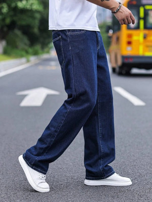 DENIM LOOK Relaxed Fit Men Dark Blue Jeans