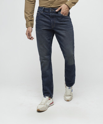JACK & JONES Slim Men Dark Blue Jeans