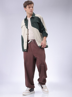 The Indian Garage Co. Loose Fit Men Brown Jeans