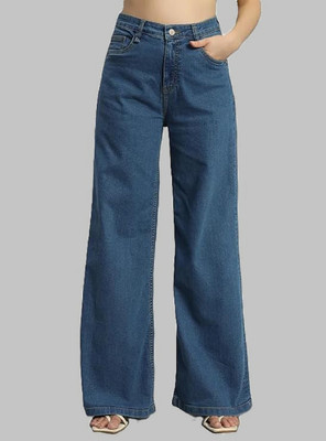 GLOBENAUT Flared Women Blue Jeans