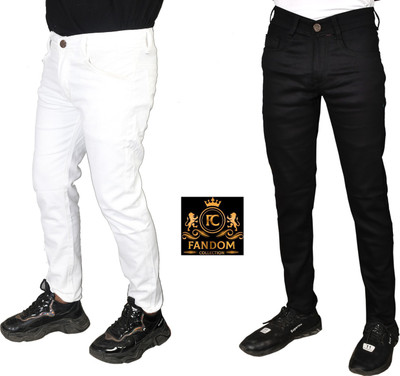 Fandom Collection Regular Men Multicolor Jeans(Pack of 2)