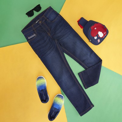 Pantaloons Junior Regular Boys Dark Blue Jeans